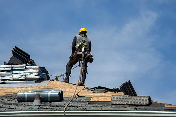 Professional Roofing technician working in Little Silver, NJ